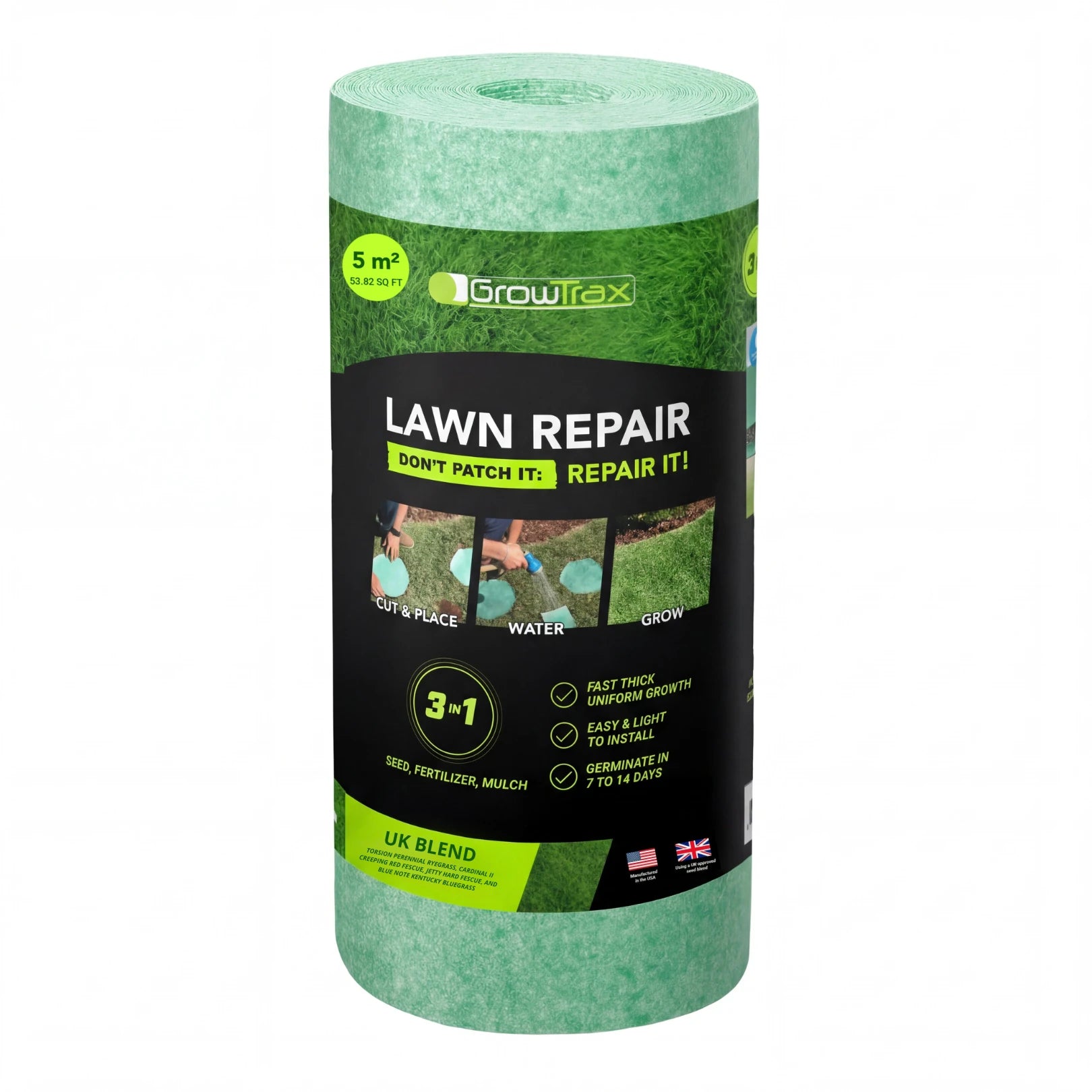 lowes grass seed rolls Lawn Repair Roll – GrowTrax